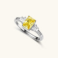 Sunset Sovereign Moissanite Ring