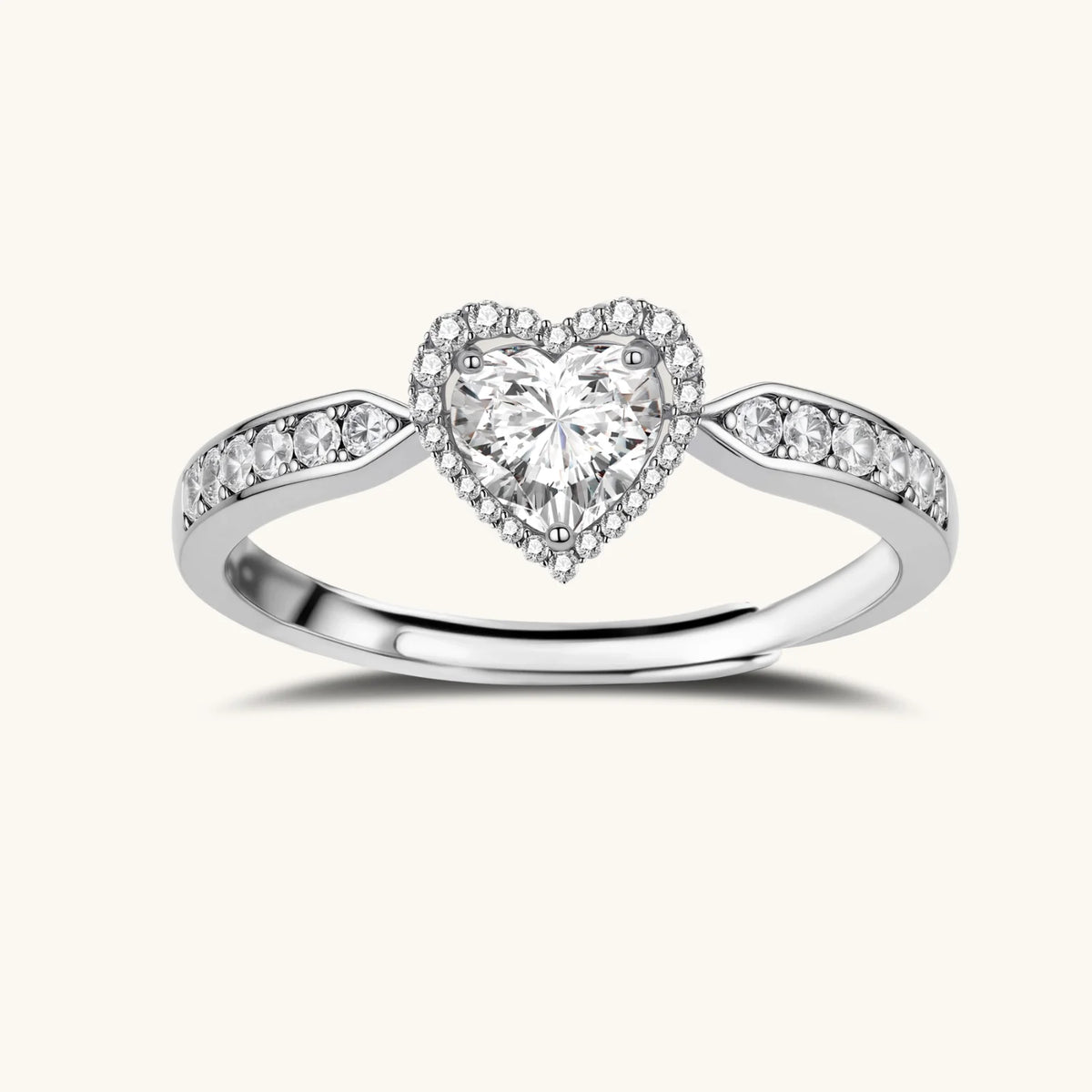 Heart Symphony Moissanite Set
