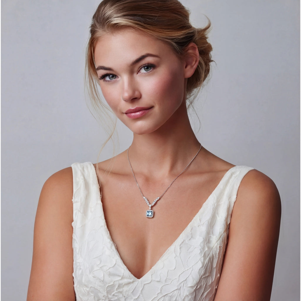 Celestial Arc Moissanite Necklace