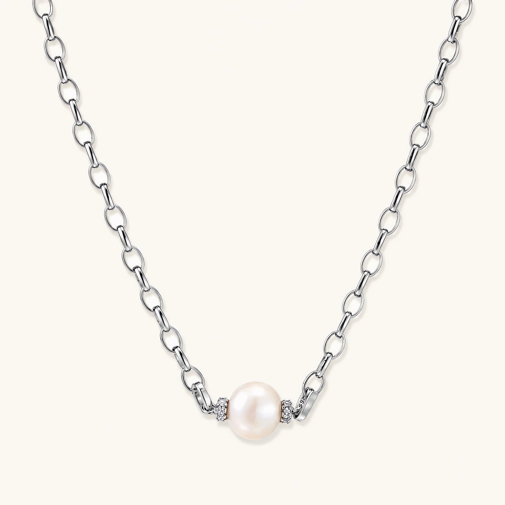 Luna Pearl Chain Necklace