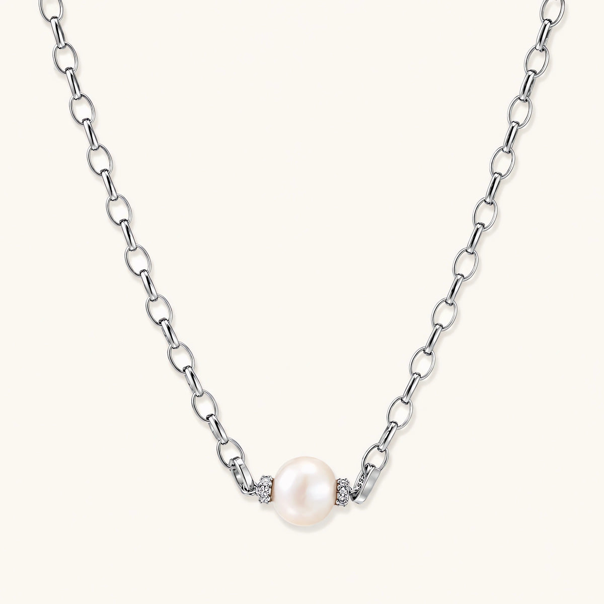 Luna Pearl Chain Necklace