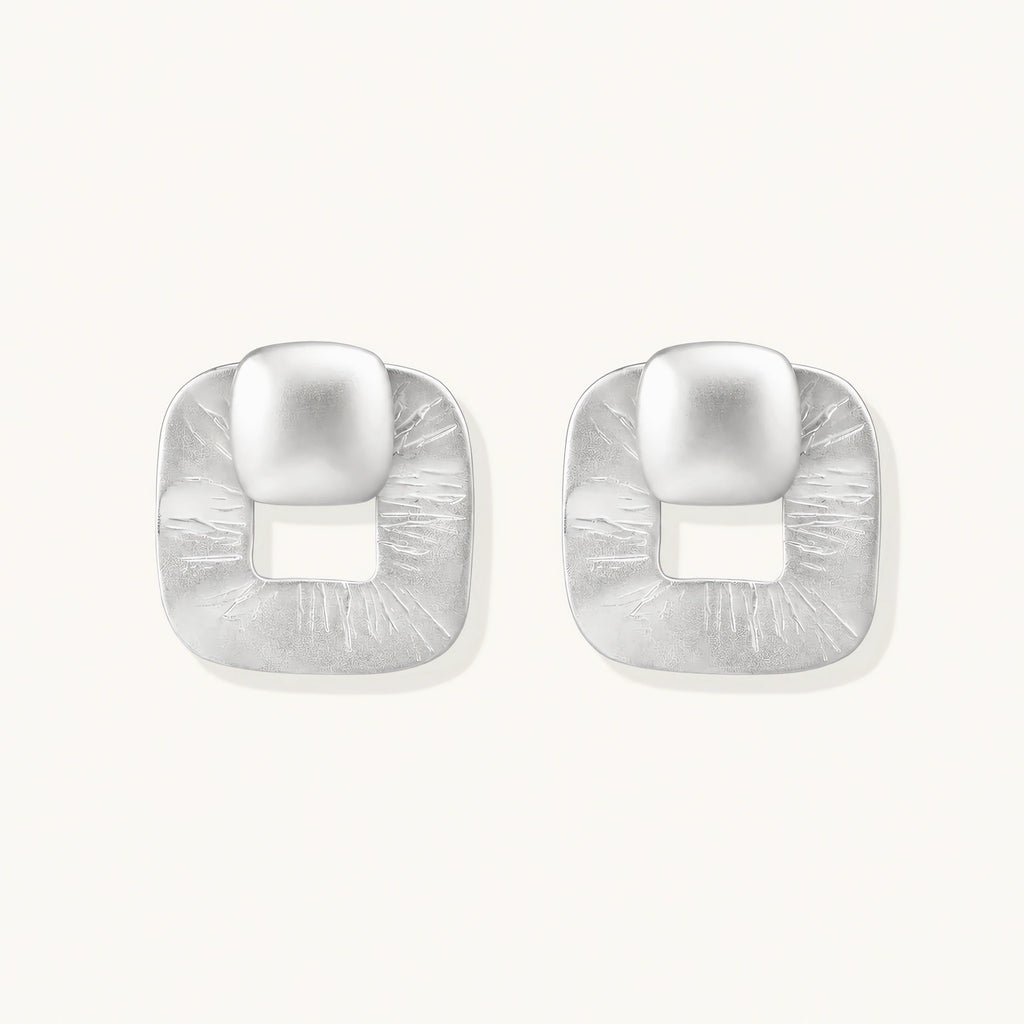 Textured Square Studs
