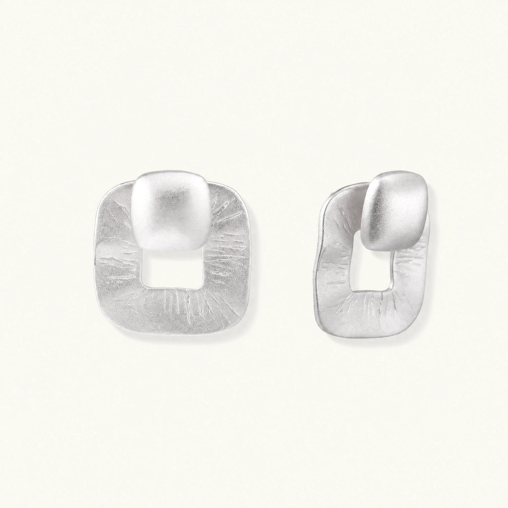 Textured Square Studs