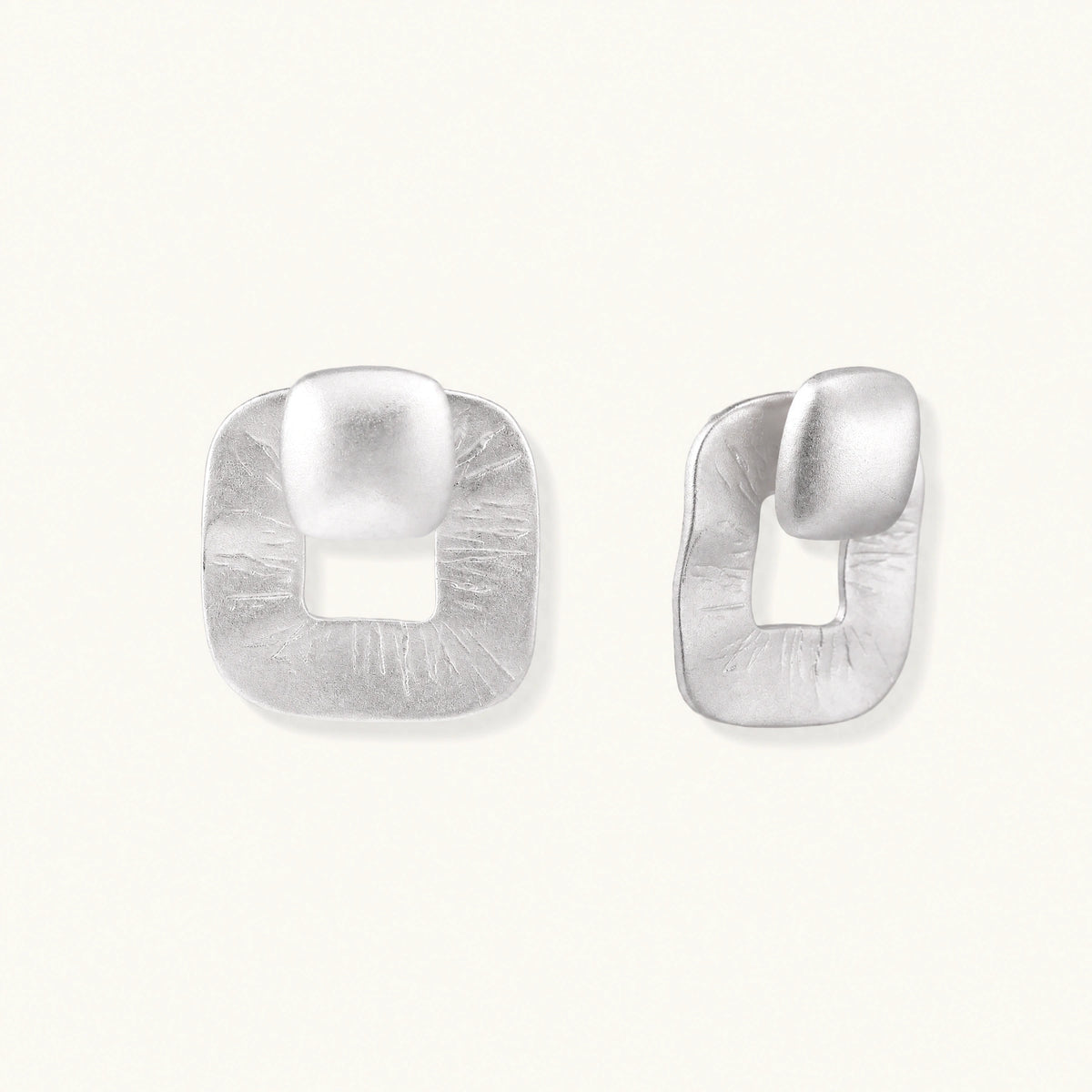 Textured Square Studs