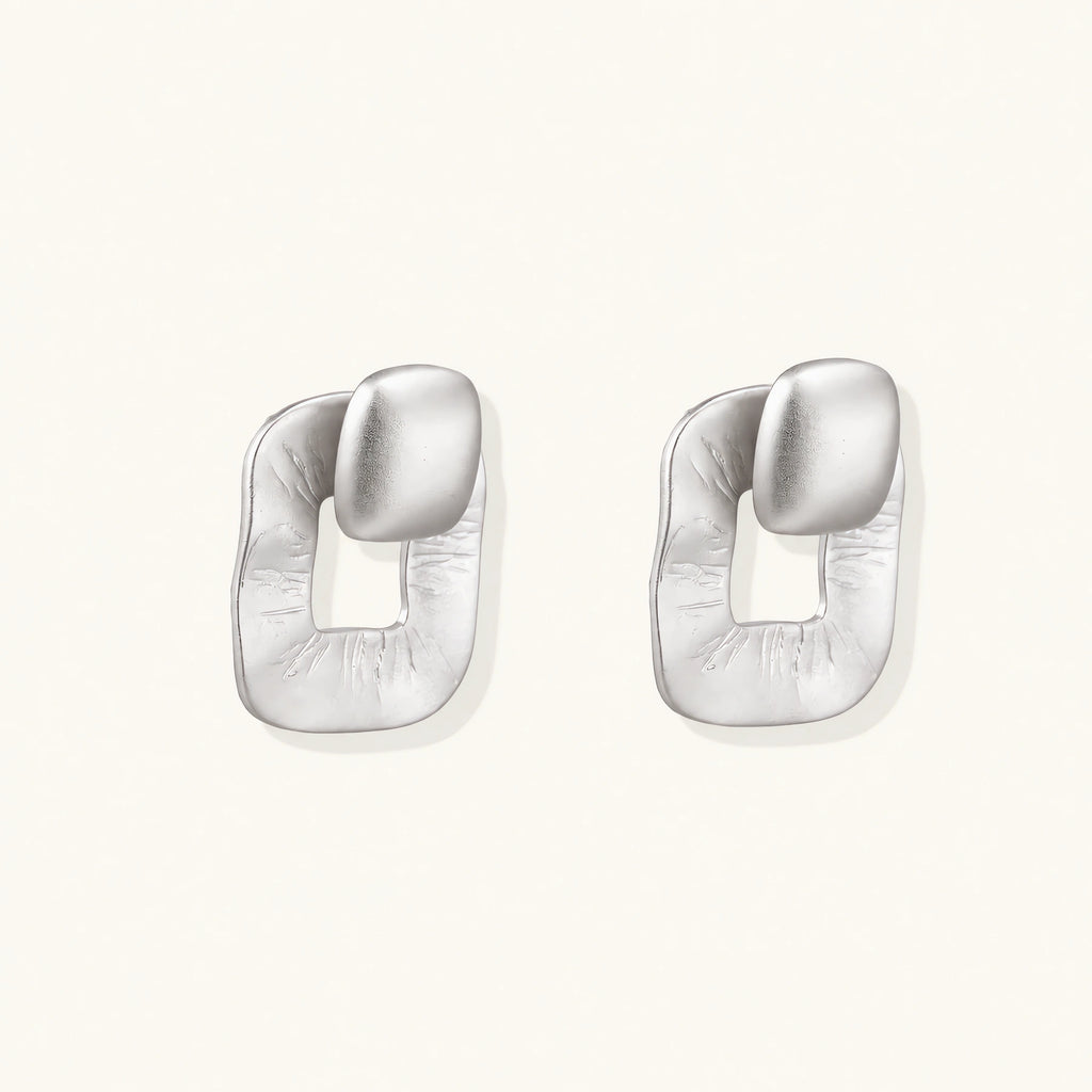 Textured Square Studs