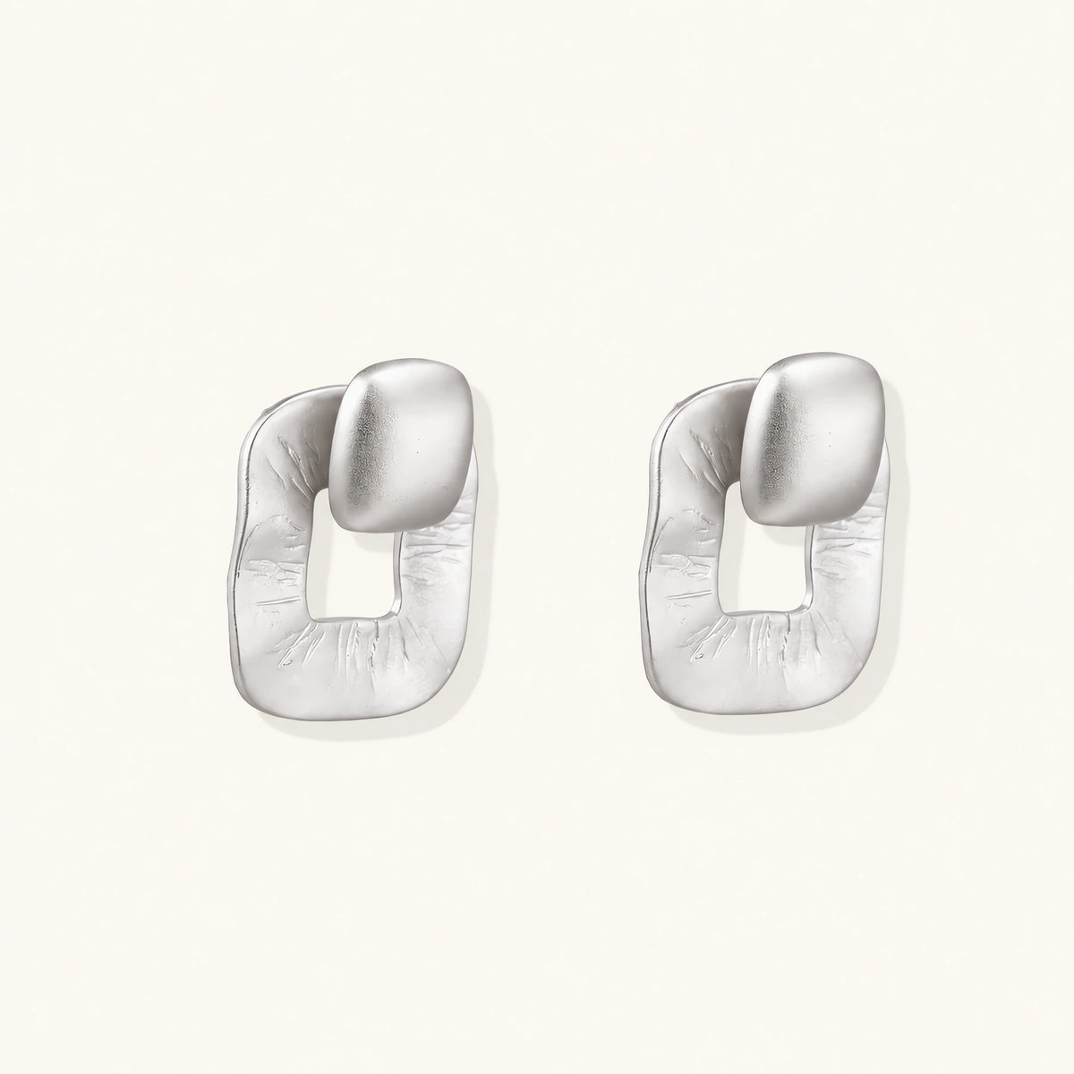 Textured Square Studs